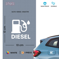 Creative Diesel Sticker for Car Fuel Tank Cap
