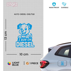 Matte Finish Diesel Sticker for Car | Stylish & Durable
