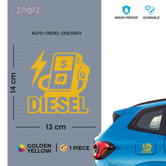 Stylish Diesel Sticker for Car – Long-Lasting Vinyl