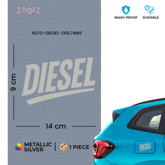 Trendy Diesel Sticker for Car Fuel Tank Cap | Easy Peel & Stick