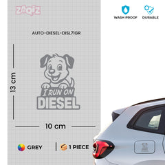 Matte Finish Diesel Sticker for Car | Stylish & Durable