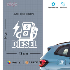 Stylish Diesel Sticker for Car – Long-Lasting Vinyl