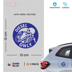 Designer Diesel Sticker for Fuel Tank | Unique Print