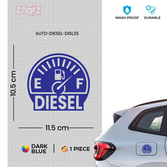 Bright and Bold Diesel Tank Sticker
