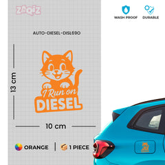 Diesel Sticker for Car | Long-Lasting Automotive Decal