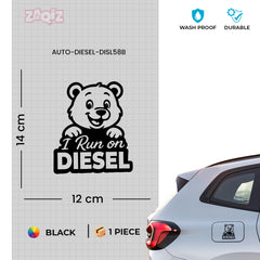 Diesel Sticker for Fuel Tank | Durable Automotive Decal