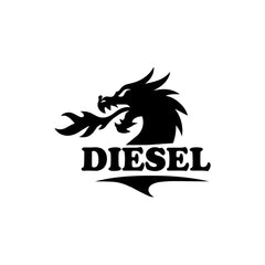 Diesel Sticker for Car | Gloss Finish Fuel Tank Decal