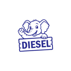 Custom Diesel Sticker for Car | Personalized Fuel Tank Design