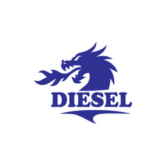Diesel Sticker for Car | Gloss Finish Fuel Tank Decal