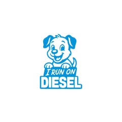 Matte Finish Diesel Sticker for Car | Stylish & Durable