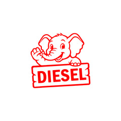 Custom Diesel Sticker for Car | Personalized Fuel Tank Design