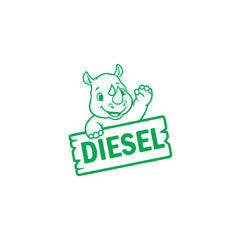Minimalist Diesel Sticker for Car | Simple & Sleek