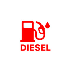 Creative Diesel Sticker for Car Fuel Tank Cap