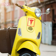 Zaqiz Stickers Doctor Car & Bike Stickers – Premium Medical Symbol