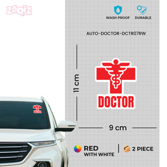 Medical Practitioner Car Decal Design