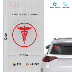 Zaqiz Stickers Doctor Stickers – Professional Identity for Vehicles