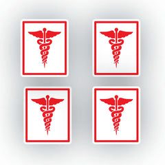 Zaqiz Stickers Doctor Car & Bike Stickers – Elegant Healthcare Icon