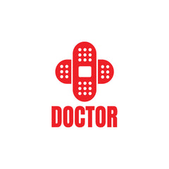 Doctor Warning Sign for Safe Driving