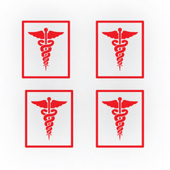 Zaqiz Stickers Doctor Car & Bike Stickers – Premium Medical Symbol