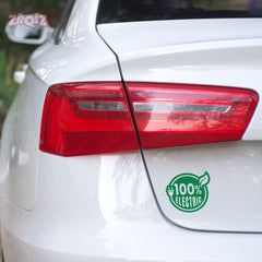 High-Quality Electric Vehicle Badge Sticker
