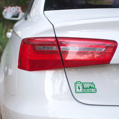Proud Eco-Friendly Electric Vehicle Owner Sticker