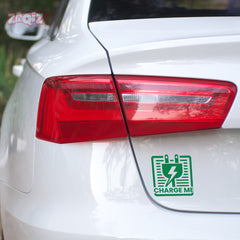 Charge Ahead Electric Vehicle Sticker