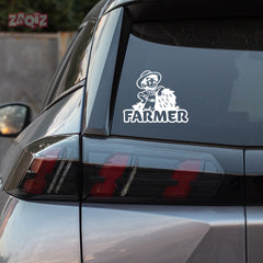 Farm Lover Emblem for Car Windows