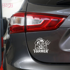 Passionate Farmer Life Car Decal