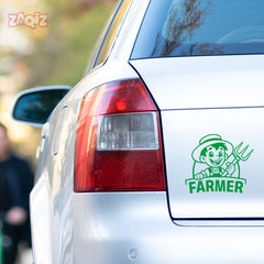Passionate Farmer Life Car Decal