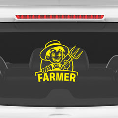Passionate Farmer Life Car Decal