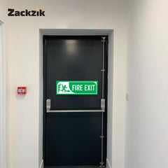 Zackzik Fire Exit Sticker – Clear Exit Guidance for Safety