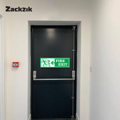 Zackzik Fire Exit Sticker – Quick Escape Direction Sign