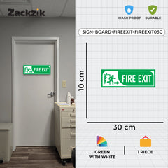 Zackzik Fire Exit Sticker – Clear Exit Guidance for Safety