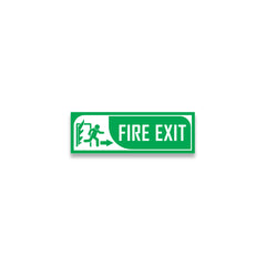 Zackzik Fire Exit Sticker – Clear Exit Guidance for Safety