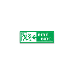 Zackzik Fire Exit Sticker – Quick Escape Direction Sign