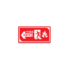 Zackzik Fire Exit Sticker – Emergency Exit Indication Label