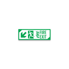 Zackzik Fire Exit Sticker – For Office and Building Use
