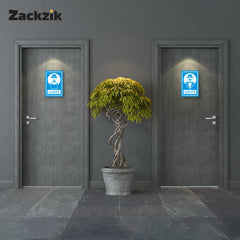 Easy-to-Read Gents and Ladies Sign