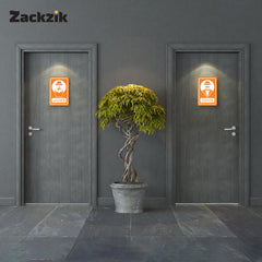 Easy-to-Read Gents and Ladies Sign