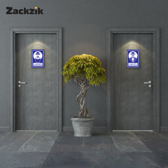 Easy-to-Read Gents and Ladies Sign
