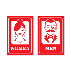 Ladies Toilet Indication for Public Places