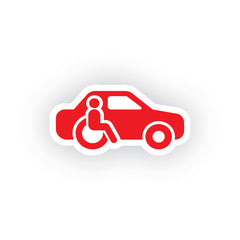 Handicap Superhero on Board Badge