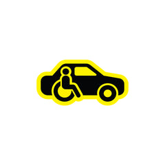 Handicap Superhero on Board Badge
