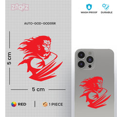 Iconic  Hanuman Mobile Sticker | Easy-to-Apply Devotional Design