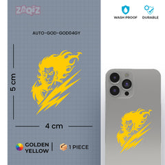 Long-Lasting Shree Hanuman Sticker for Mobile | Outdoor Vinyl