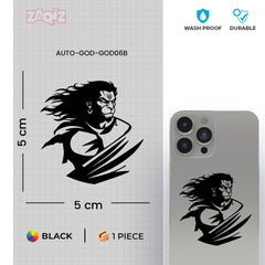Iconic  Hanuman Mobile Sticker | Easy-to-Apply Devotional Design