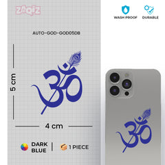 Matte Finish Om Mandala Mobile Sticker | Stylish & Durable
