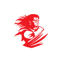 Iconic  Hanuman Mobile Sticker | Easy-to-Apply Devotional Design