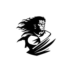 Iconic  Hanuman Mobile Sticker | Easy-to-Apply Devotional Design