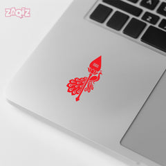 Trendy Spiritual Mobile Sticker | Waterproof Hindu Design